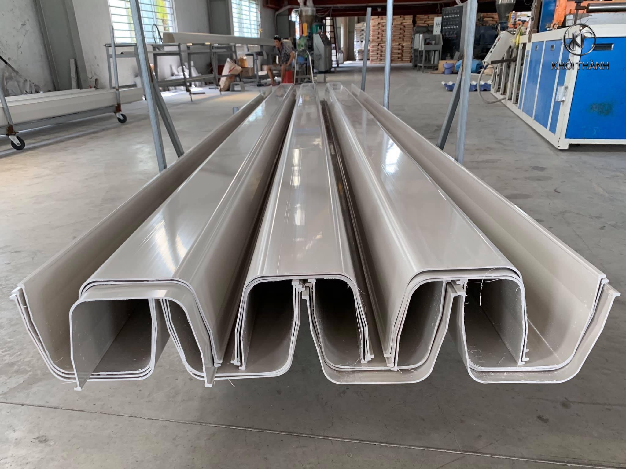 Máng xối nhựa pvc Máng xối nhựa pvc