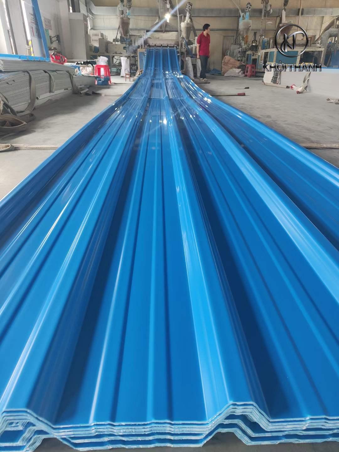 Tôn Nhựa 4 Lớp PVC/ASA 11 Sóng vuông Tôn Nhựa 4 Lớp PVC/ASA 11 Sóng vuông