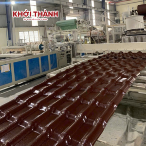 Ngói Nhựa PVC/ASA Màu Nâu Socola