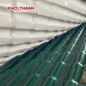 Ngói Nhựa PVC/ASA Màu Xanh Rêu