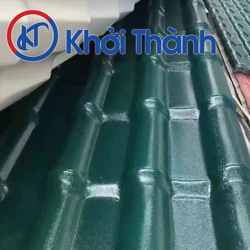 Tôn ngói nhựa xanh rêu