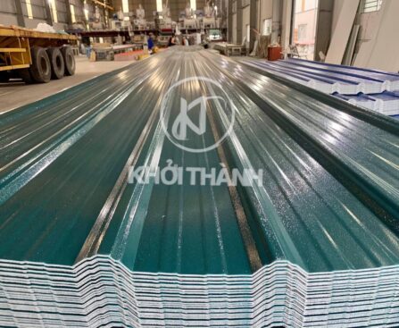 tôn nhựa ASA 4 lớp 5 sóng vuông