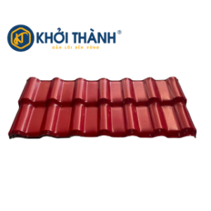 Ngói nhựa màu đỏ đô