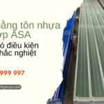 lợp mái bằng tôn nhựa 4 lớp ASA