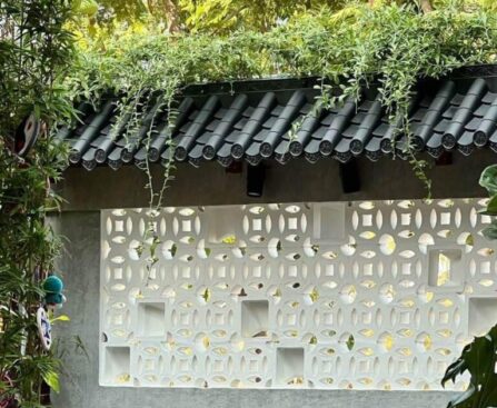 sử dung ngói nhựa âm dương cho nhà hàng