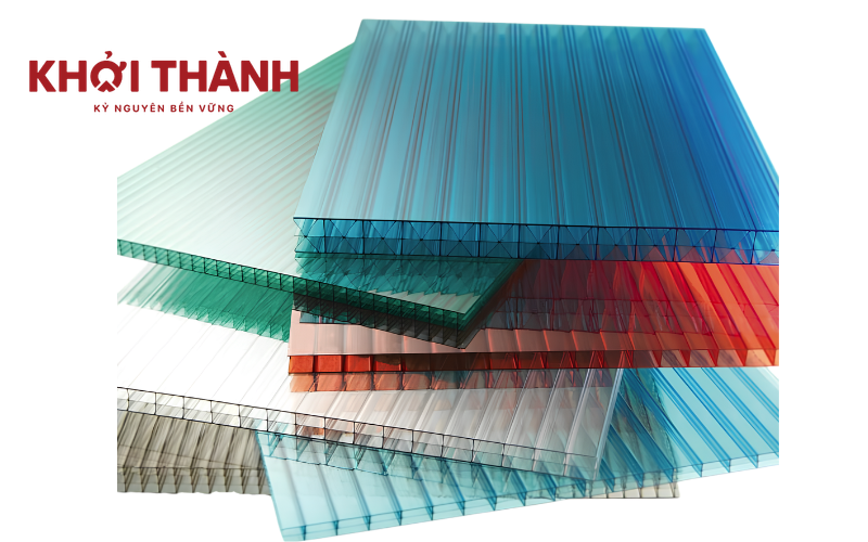 Polycarbonate có độ bền lên đến 15 năm.
