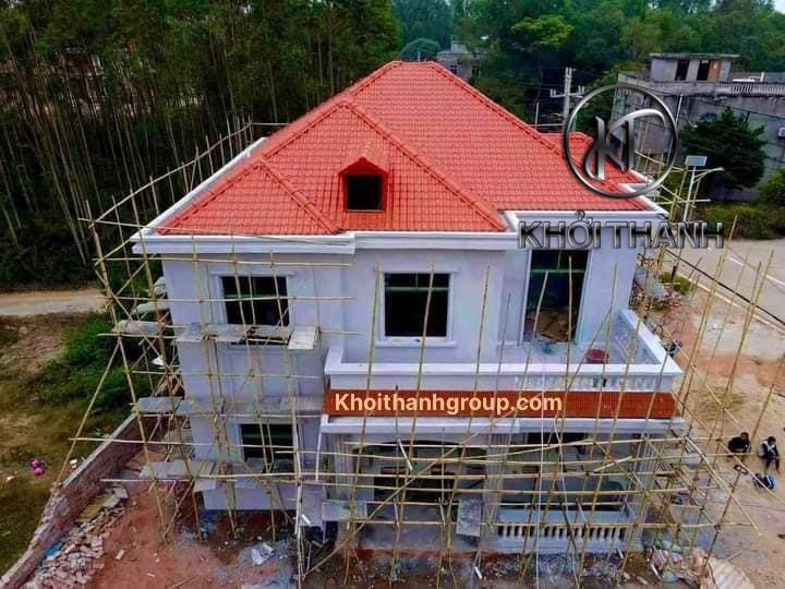 tôn ngói nhựa xanh dương