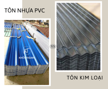 Ưu điểm vượt trội của tôn nhựa PVC so với tôn kim loại