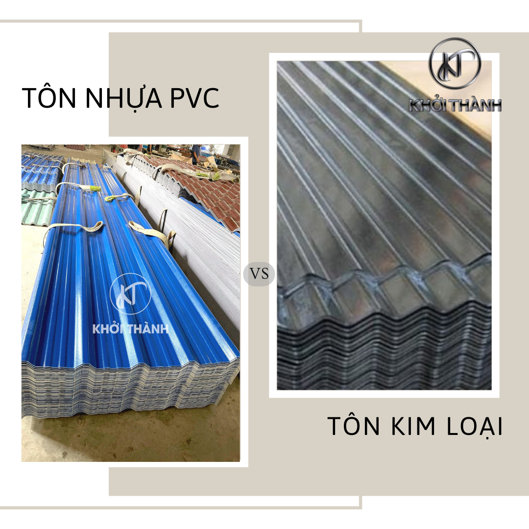 Ưu điểm vượt trội của tôn nhựa PVC so với tôn kim loại