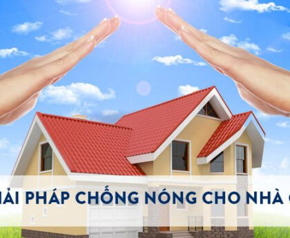 mái nhà mát mẻ từ tôn ngói nhựa