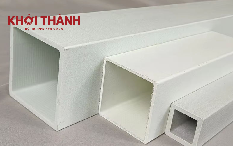Công trinh với xà gồ nhựa composite giúp tăng tính thẩm mỹ.