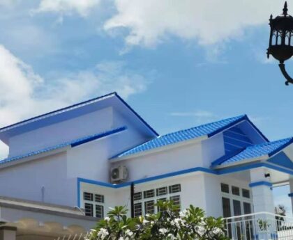 Tôn ngói nhựa PVC, nội thất