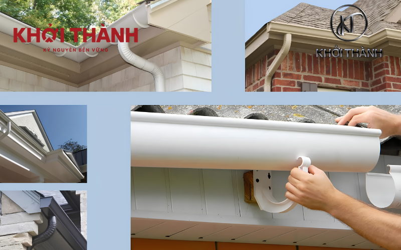 Máng xối nhựa Composite, Máng xối nhựa Composite, Bảng giá máng nhựa thoát nước cập nhật mới nhất 2024