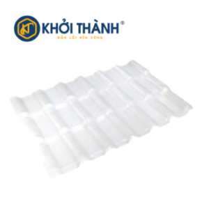 Ngói nhựa màu trắng sữa