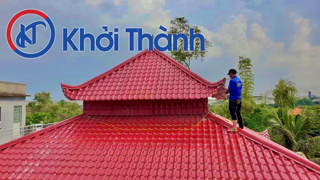 tôn nhựa cao cấp cho ngôi chùa tại Kiên Giang