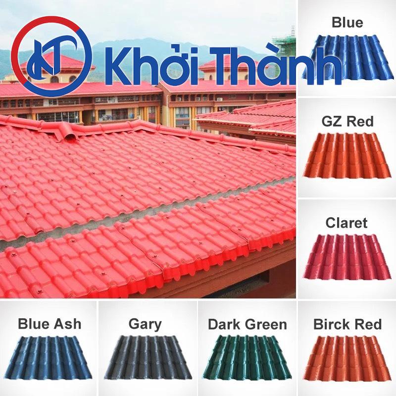 tôn nhựa PVC khi ứng dụng cho ngoại thất