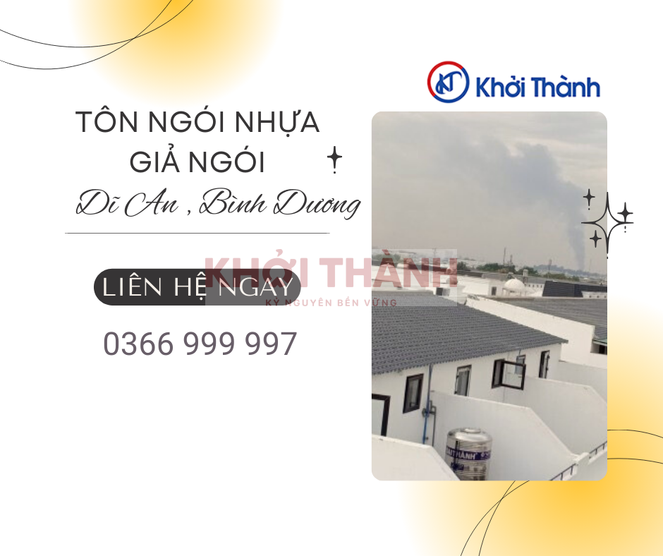 Ngói nhựa giả ngói Dĩ An Bình Dương