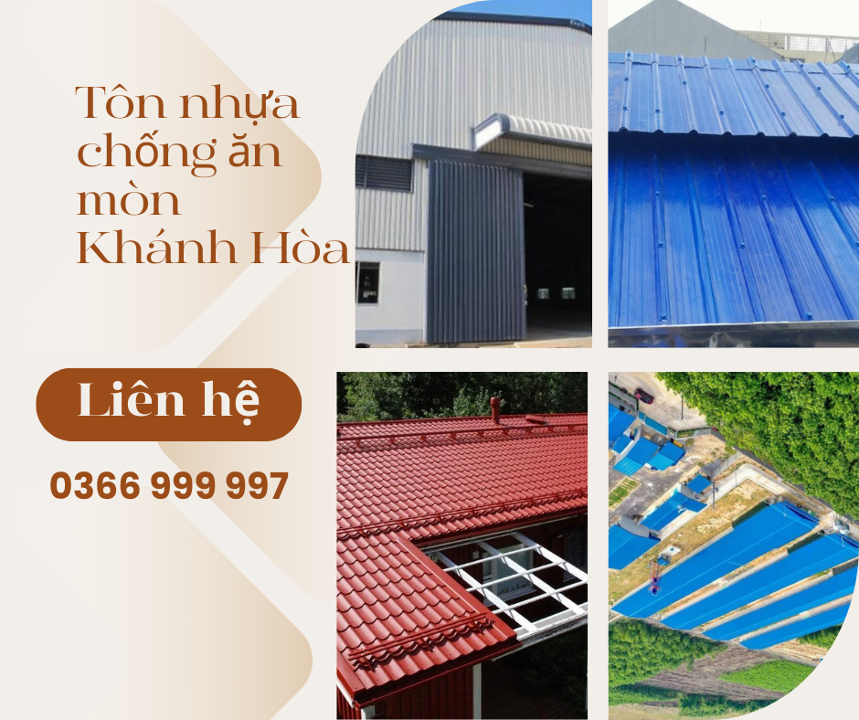 Tôn nhựa chống ăn mòn Khánh Hòa