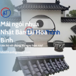 mái ngói nhựa Nhật Bản tại Hòa Bình