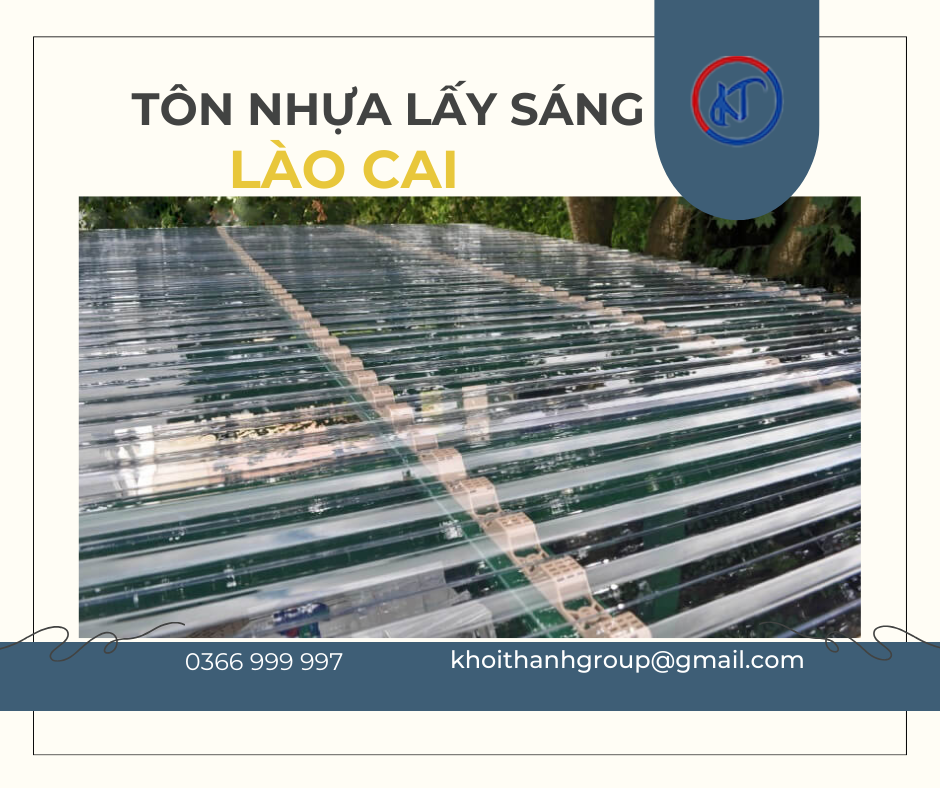 tôn nhựa lấy sáng Lào Cai