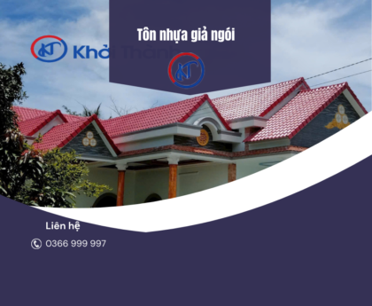 tôn nhựa giả ngói