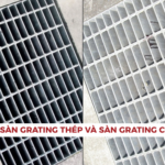 So sánh sàn grating thép và sàn grating composite