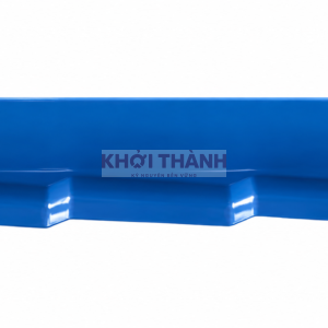 Ảnh minh họa Diềm mái dạng gấp Khởi Thành màu xanh dương