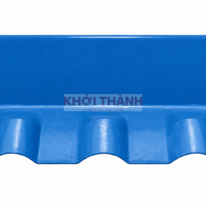 Ảnh minh họa Tấm ốp tường mái ngói Khởi Thành màu xanh dương