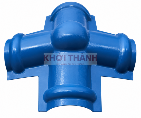 Ảnh minh họa Tấm chạc 4 ngói Khởi Thành màu xanh dương