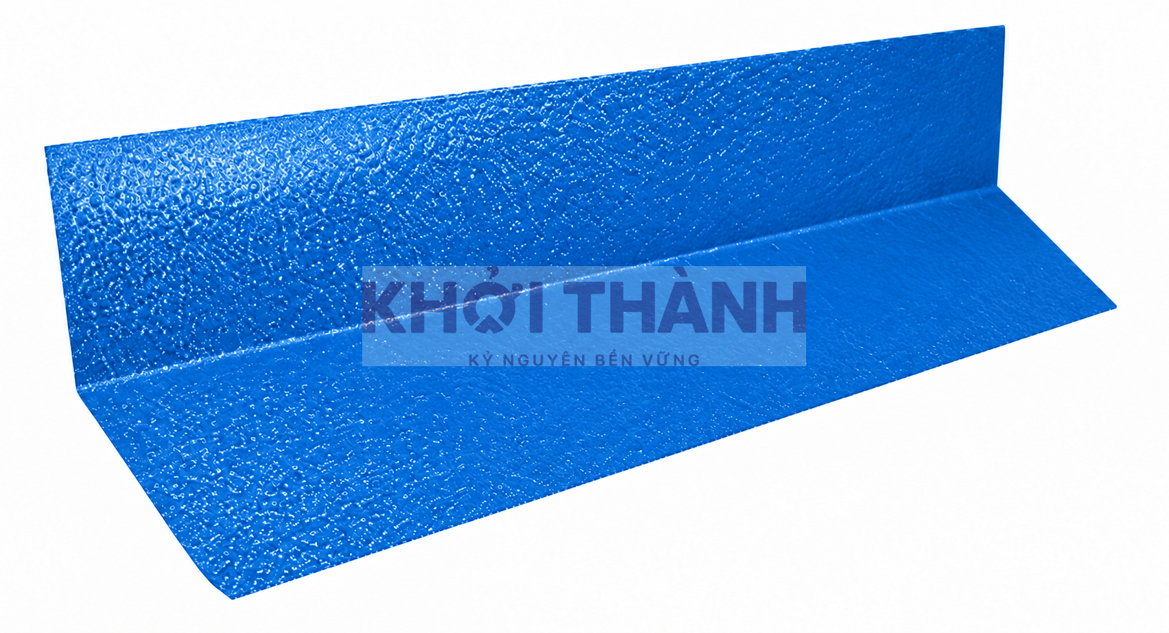 Máng chữ V theo catalogue Khởi Thành – minh họa màu xanh