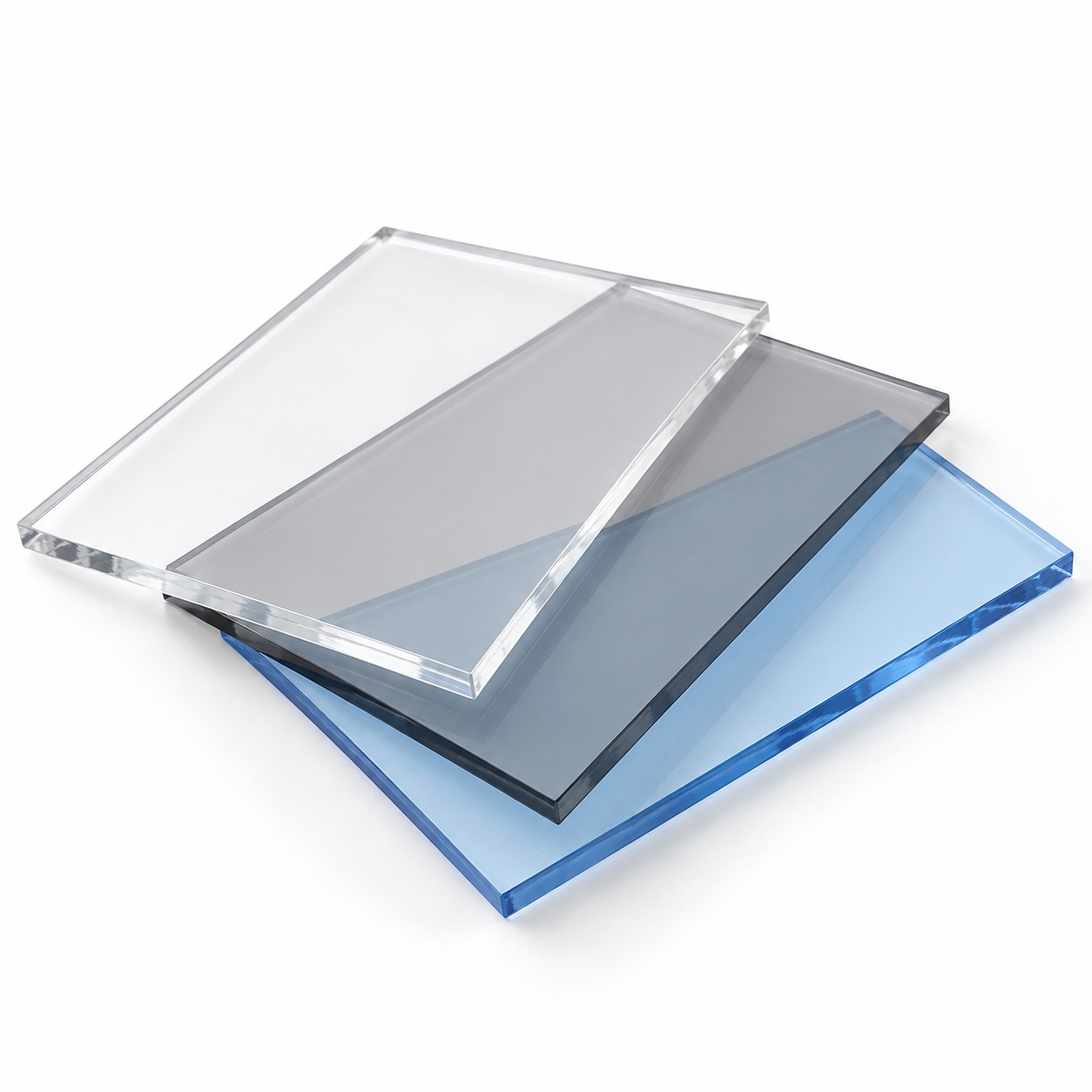 Tấm Polycarbonate PC phẳng đặc ruột — ảnh minh họa