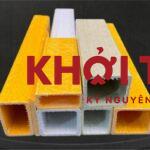 Tiết diện hộp chữ nhật xà gồ composite FRP trong catalogue Khởi Thành